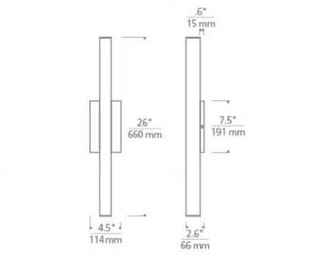CHARA SQUARE 12' OUTDOOR - Metal Outdoor wall Lamp by Visual Comfort Europe - view 3